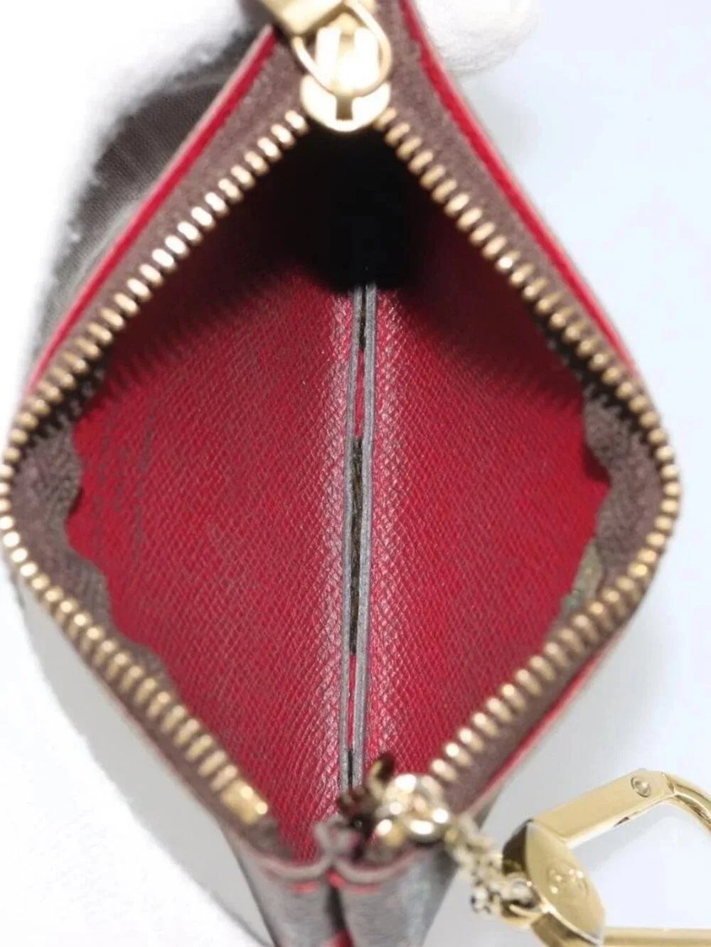 LOUIS VUITTON Monogram Cherry Pochette Cles Coin Purse M95042 LV Auth bs35761